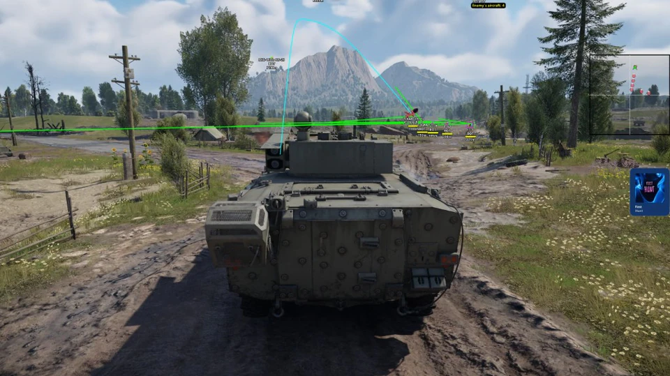 Stream-Proof War Thunder Cheat Overlay Setup — War Thunder hack gameplay screenshot